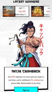 Effectuer un dépôt via mobile sur Manga Casino